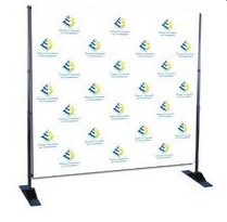 stap repeat mural backdrop