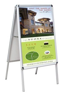 Sidewalk Double Sided A-Frame Sign Display