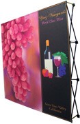 5'x10'ft-- 5 Foot High Straight Faced Backdrop