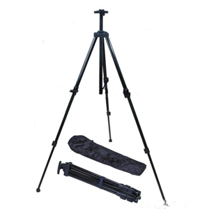 Reinforced Aluminum Metal_BLK Sign Holder Artist Poster Photo Booth Banner Board Tripod Adjustable with Carrying Bag Offickle Easel Art Stand Painting