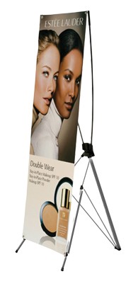 4x7ft Large Size Metal X-Stand Banner Display