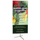 2'x7.5'ft-- Double sided 3-Leg Banner