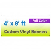 4x8ft Color Custom Printed Vinyl Banner