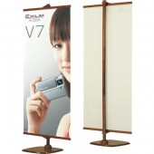 Bamboo Eco-friendly Square Base Banner Display