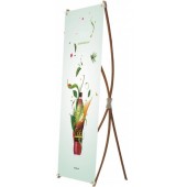 2'x5'ft Bamboo Eco-friendly X-Stand Banner Display 60x160cm