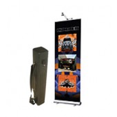 All in One Retractable banner kit with light and hard case