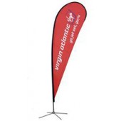 outdoor teardrop feather flag