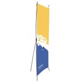 Standard Metal X-Display Banner Stand w/Print (various sizes)