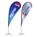 outdoor teardrop flying flag