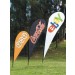 outdoor printed teardrop flying flag