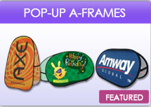 Trade Show Display–Pop Up A Frame