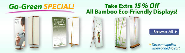Eco Friendly Banner Display Stands
